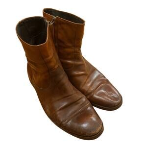 To Boot New York Adam Derrick Hawthorne Boots Leather Ankle Zip